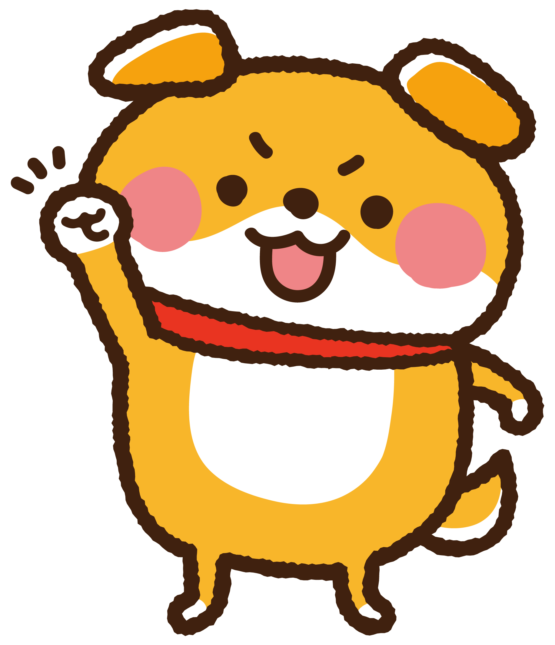 イヌのお名前シール